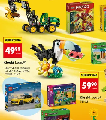 Klocki Lego, różne zestawy promocja w Biedronka