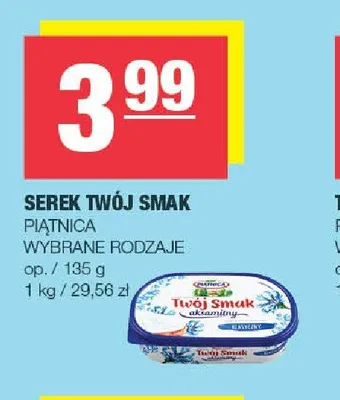 Serek Twój Smak Piątnica promocja w SPAR