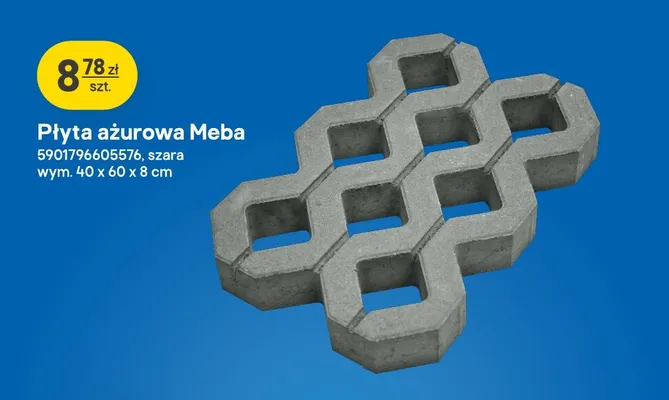 Płyta ażurowa Meba promocja w Castorama