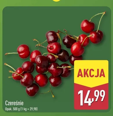 Czereśnie promocja w Aldi