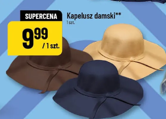 Kapelusz damski promocja w POLOmarket