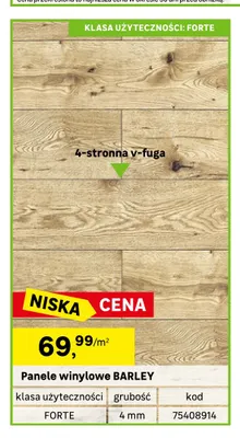 Panele winylowe Barley promocja w Leroy Merlin