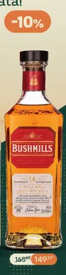 Whisky Bushmills Single Malt 14YO Malaga Finish promocja w Żabka