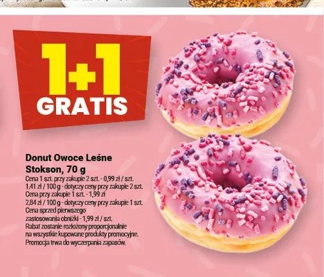 Donut Owoce Leśne Stokson promocja w Twój Market