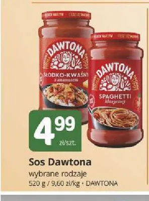 Sos spaghetti klasyczny Dawtona promocja w Marketvita