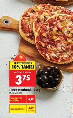 Pizza z salami promocja w Biedronka