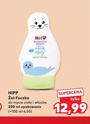 Żel-foczka do mycia ciała i włosów Hipp promocja w Kaufland