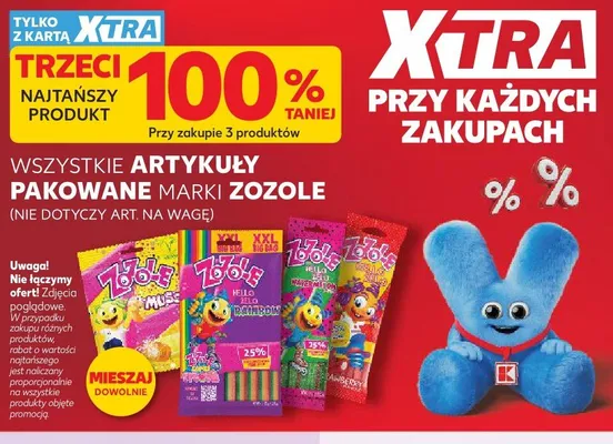 Artykuły pakowane ZOZOLE promocja w Kaufland