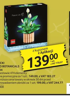 Klocki LEGO Botanicals 11504 promocja w Selgros