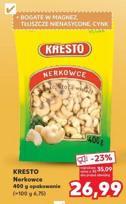 Nerkowce Kresto promocja w Kaufland