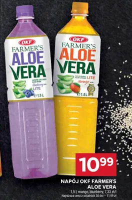 Napój Aloe Vera blueberry promocja w Stokrotka
