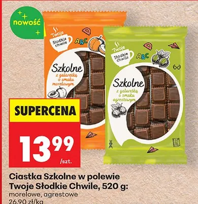 Czekolada mleczna w polewie Twoje Słodkie Chwile promocja w Biedronka