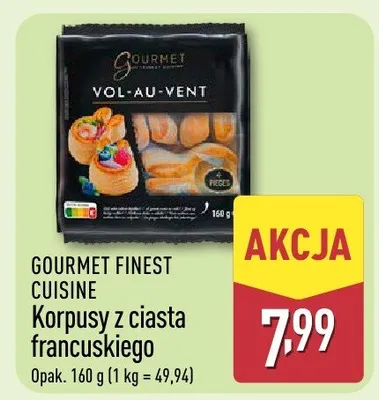 Korpusy z ciasta francuskiego promocja w Aldi