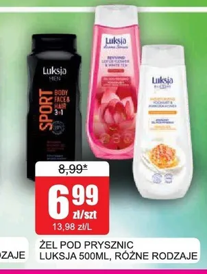 Żel pod prysznic Luksja Men Sport promocja w Bingo