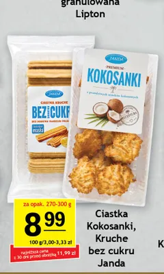 Ciastka Kokosanki Janda promocja w Gram Market