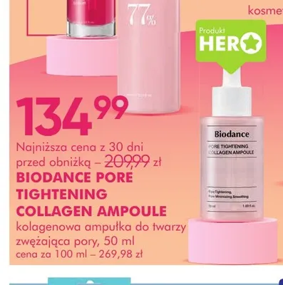 Ampułka kolagenowa do twarzy Biodance Pore Tightening Collagen Ampoule promocja w Super-Pharm