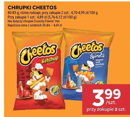 Chrupki Cheetos promocja w Stokrotka