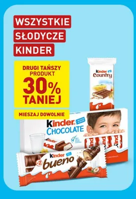 Baton Kinder Country promocja w Aldi