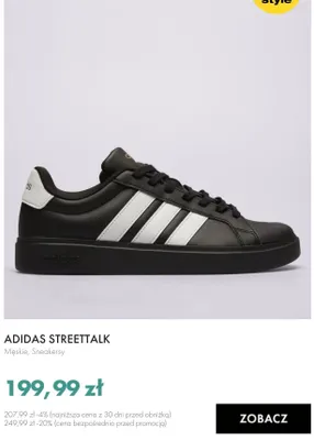 Buty męskie sneakersy Adidas Streettalk promocja w 50 style