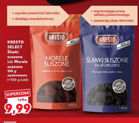 Morele suszone Kresto Select promocja w Kaufland