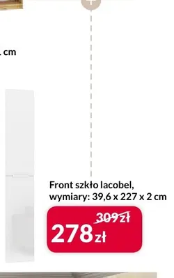Front szkło lacobel Ben promocja w Salony Agata