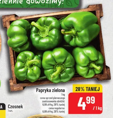 Papryka zielona promocja w POLOmarket