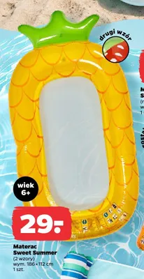 Materac Sweet Summer 186x112 cm promocja w Netto