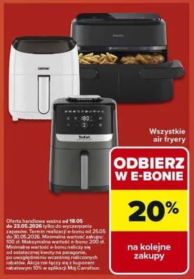 Air fryer Zelmer promocja w Carrefour Market