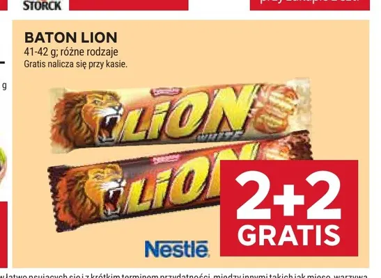 Baton Lion promocja w Stokrotka