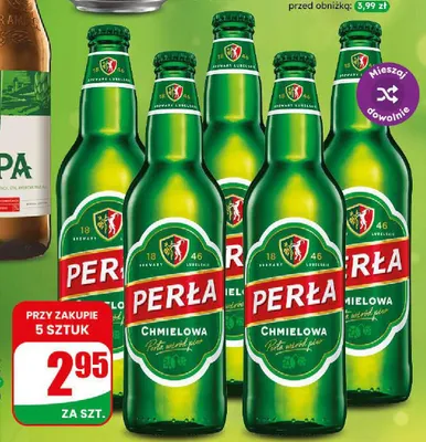 Piwo Perła Miodowa promocja w Dino