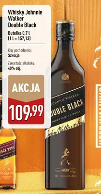 Whisky Johnnie Walker Double Black promocja w Aldi