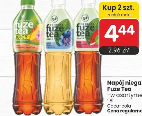 Napój niegazowany Fuze Tea promocja w Market Point