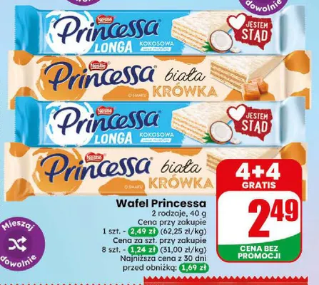 Wafel Princessa promocja w Dino