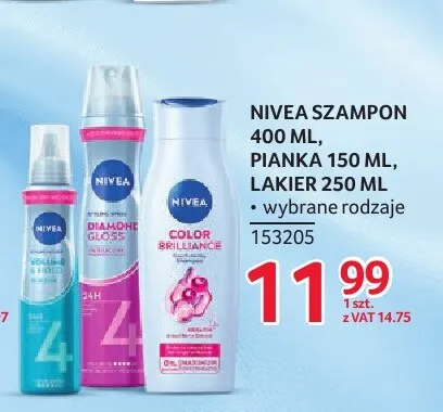Szampon do włosów Color Brilliance Nivea promocja w Selgros