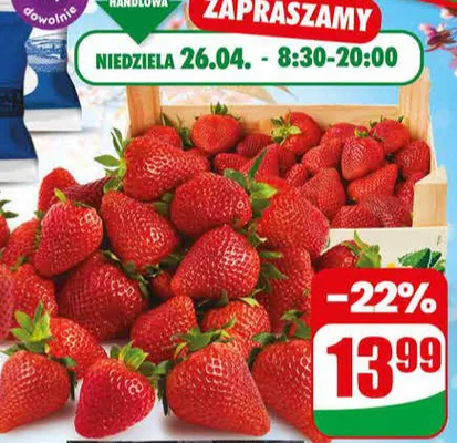 Truskawka promocja w Dino