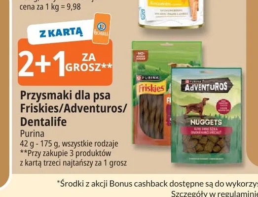 Przysmaki dla psa Purina Friskies promocja w Leclerc
