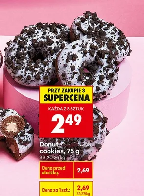 Donuts cookies promocja w Biedronka