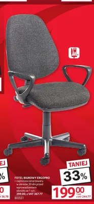Fotel biurowy Ergopro promocja w Selgros