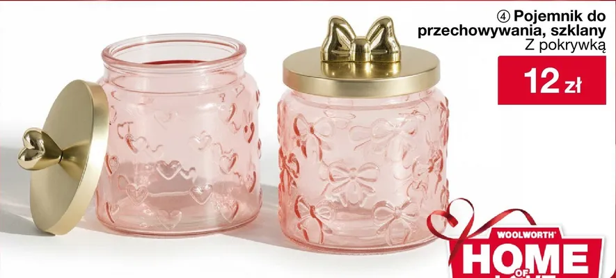Pojemnik do przechowywania szklany z pokrywką promocja w Woolworth
