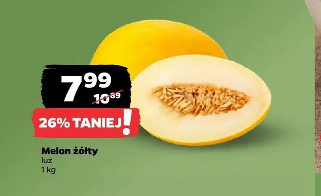 Melon żółty luz promocja w Netto