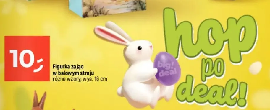 Figurka zająć w balowym stroju różne wzory promocja w Dealz