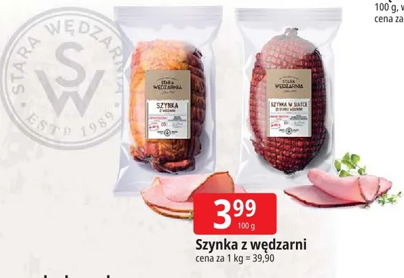 Szynka z wędzarni Olewnik promocja w Leclerc