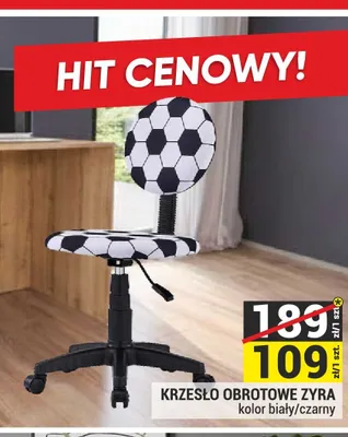 Krzesło obrotowe Zyra promocja w Merkury Market