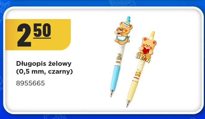Długopis żelowy MR. D.I.Y. 0,5 mm czarny promocja w MR. DIY