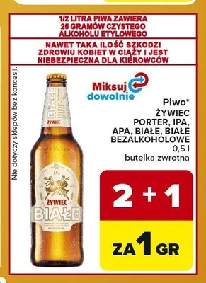 Piwo Żywiec IPA promocja w Carrefour Express