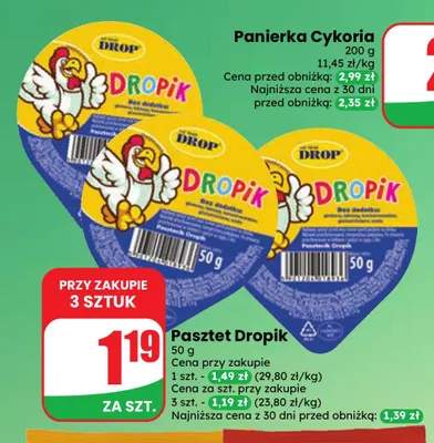 Pasztet Dropik promocja w Dino