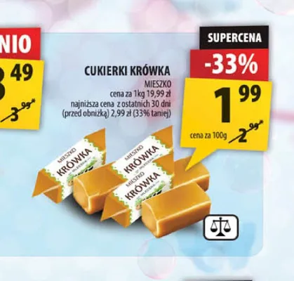 Cukierki Krówka Mieszko promocja w Arhelan