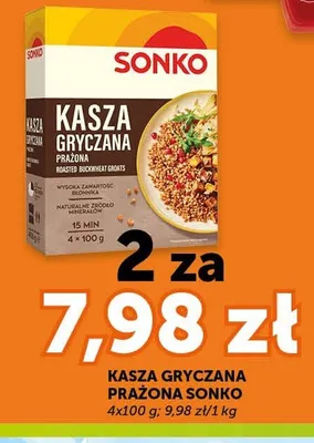 Kasza gryczana prażona SONKO promocja w Groszek