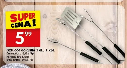 Sztućce do grilla 3 el. promocja w Twój Market