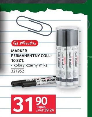 Marker permanentny Herlitz Colli miks promocja w Selgros